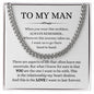 To My Man Necklace