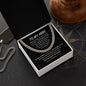 To My Man Necklace