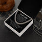 To My Man Necklace