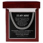 To My Man Necklace