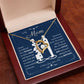 To My Mom Forever Love Necklace- From Son