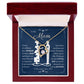To My Mom Forever Love Necklace- From Son