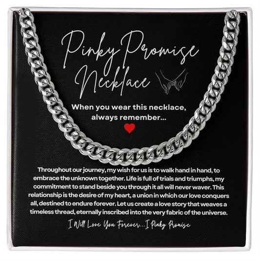 Pinky Promise Necklace- For Him