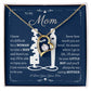 To My Mom Forever Love Necklace- From Son
